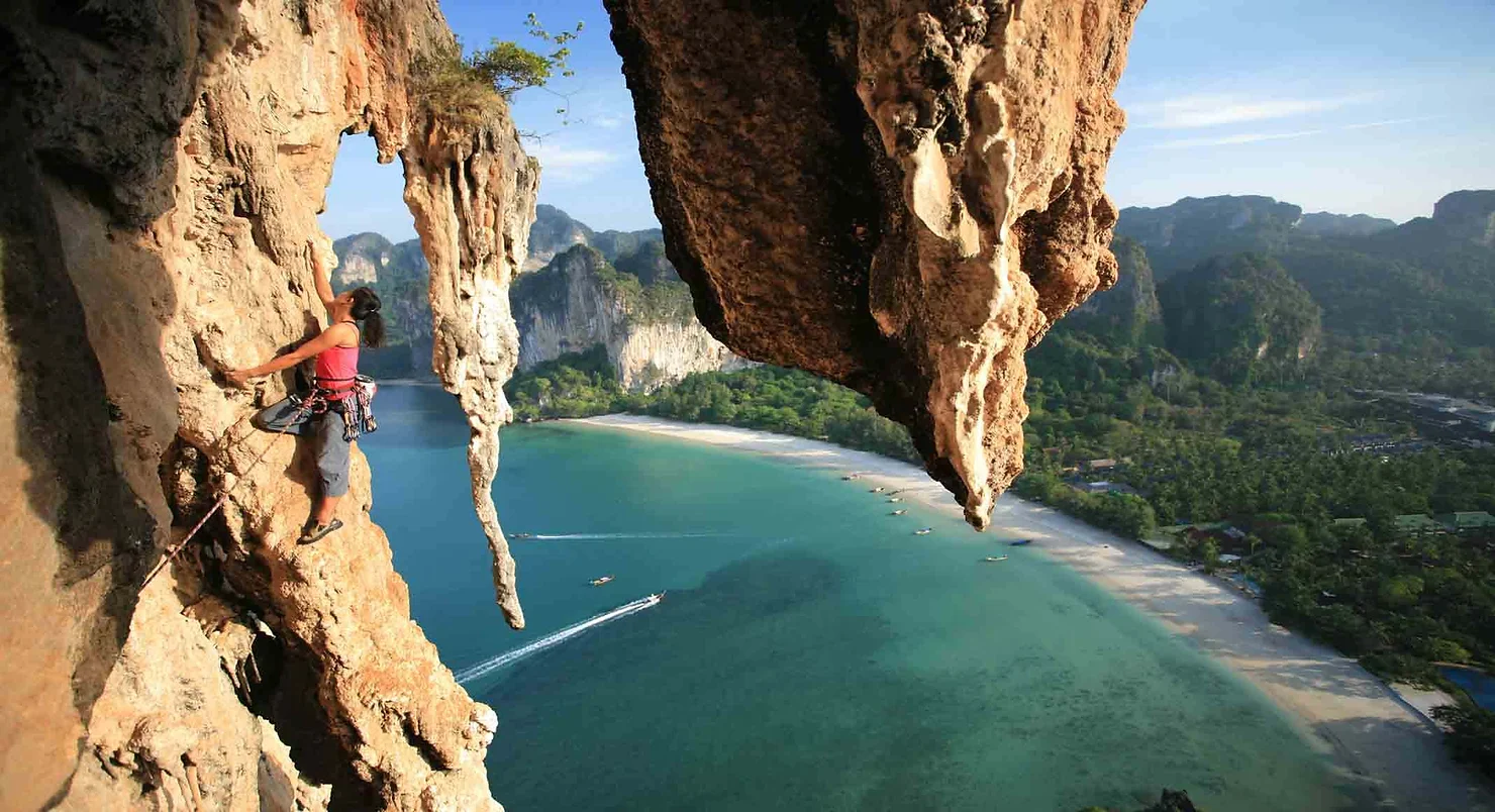Railay Rock Climbing