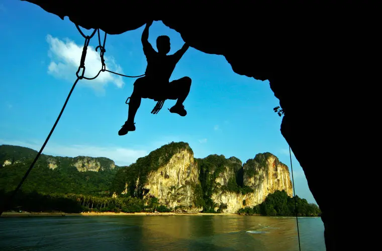 Railay rock climbing